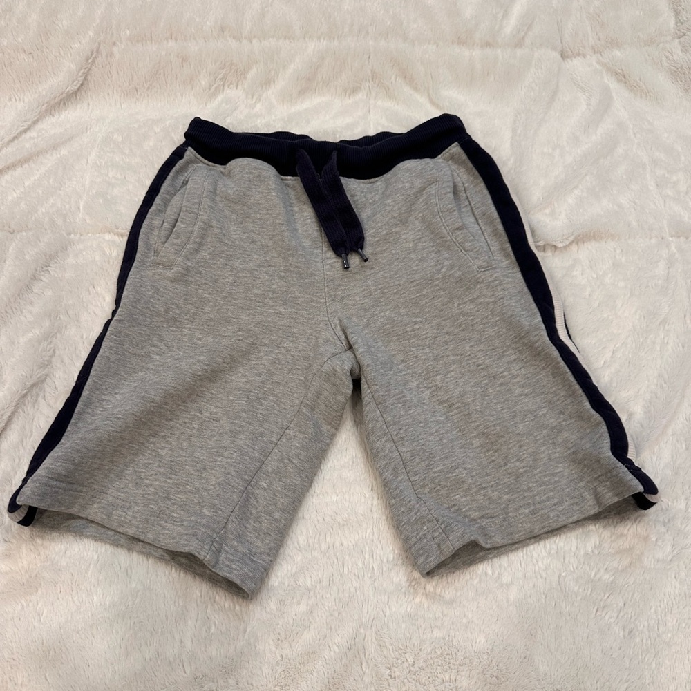Gymboree Gray shorts with Navy Blue and White Accents Boys size 10